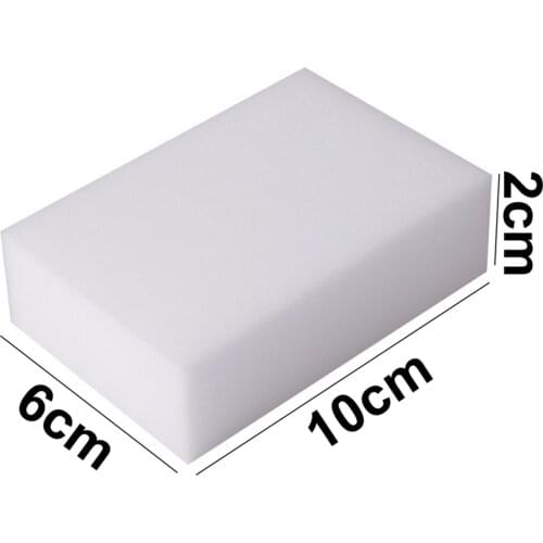 10*6*2cm 100 Pieces Nano Clean Sponge Magic Eraser Pad,Kitchen Bathroom Office Clean Accessory High Density Eraser Home Cleaner