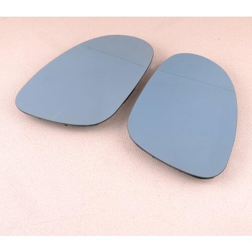 3C0857521 3C0857522 Pair Side Rearview Mirror Glass Heated Fit for VW GTI Golf Jetta MK5 Passat B6 2006 2007 2008 Blue