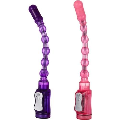 Anal Plug Max Pleasure Easy to Clean ABS Butt Beads Vibration for Couples