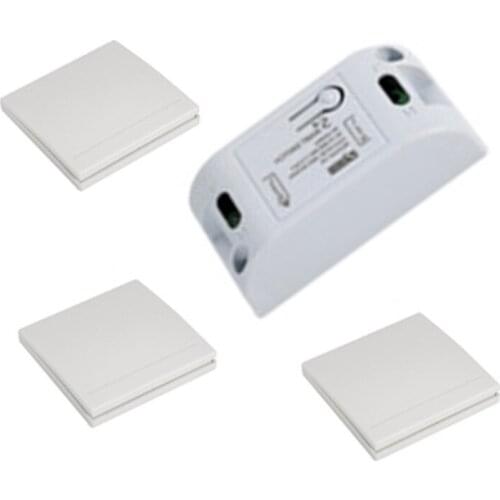 Wireless wifi smart home RF switch 433Mhz10A110V 220V Work with Alexa and RF 86 wall remote control
