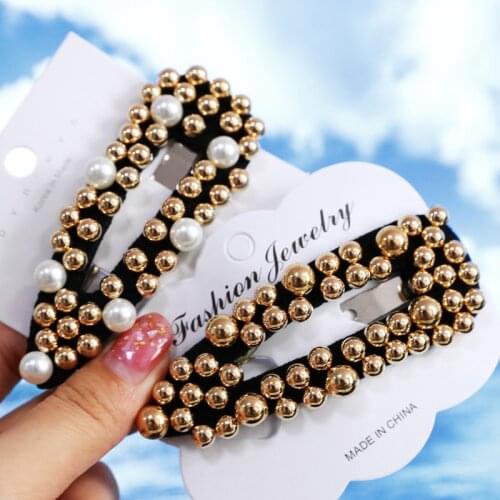 Hesiod Brand Full Simulated Pearls Hair Pins Hair Jewelry Accessories Beautiful Elegant Hairclips Female Wedding Headwear