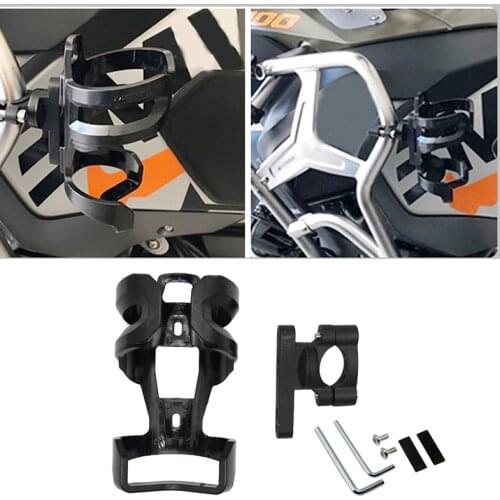 For R1200GS ADV S1000RR R9T Yamaha MT07 MT09 YZF R3 R25 Motorcycle Beverage Water Bottle Drinks Cup Holders 25MM Mount