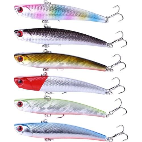 HENGJIA 1pcs 9.5cm 26g Sinking Wobbler Bass Fishing Lure Vibration Bait Artificial Hard Fishing Tackle