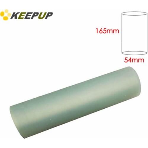 Furniture wheel.Diameter 54mm, length 165mm,PU polyurethane roller with bearing,Soft surface,Pipeline transmission Rubber wheel