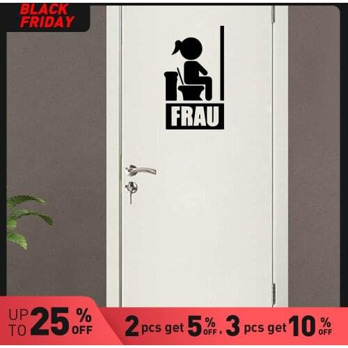 Colorful Toilet Wall Sticker Pvc Wall Art Stickers Modern Fashion Wallsticker Home Decoration Wall Decal Decal Creative Stickers