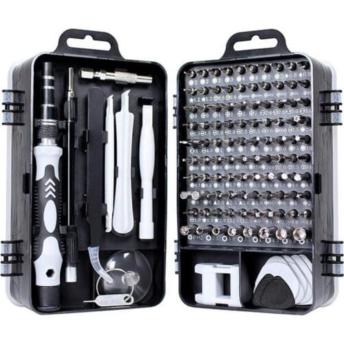 115 In 1 Magnetic Screwdriver Set Precision Multi Hand Tool Torx Hex Screw Drivers for Computer PC Phone Repair Kit Tools Bag