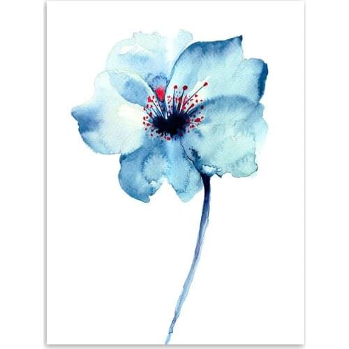 Wall Art Canvas Painting Plant Wall Pictures Plant Flowers Posters and Prints for Gallery Living Room Home Decor No Frame