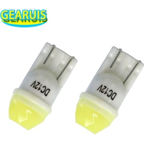 New Durable T10 W5W Ceramic 3D COB LED Diamond shape 30MA 194 192 168 12V Auto Car Bulb Reading Light License Plate Lights 12V