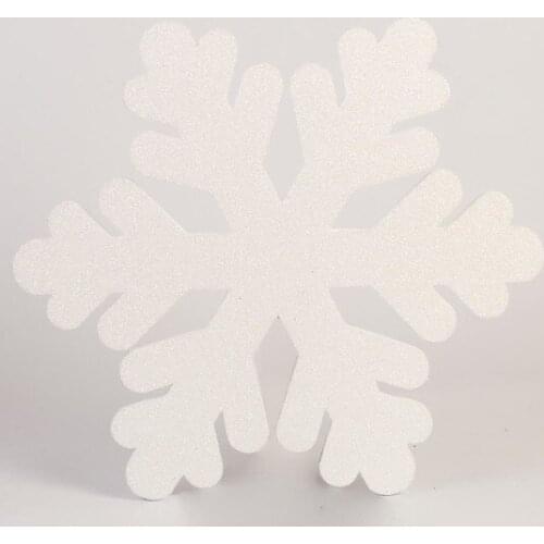 Christmas Styrofoam Snowflake White 48 cm x 48 cm christmas decorations рождественские украшения