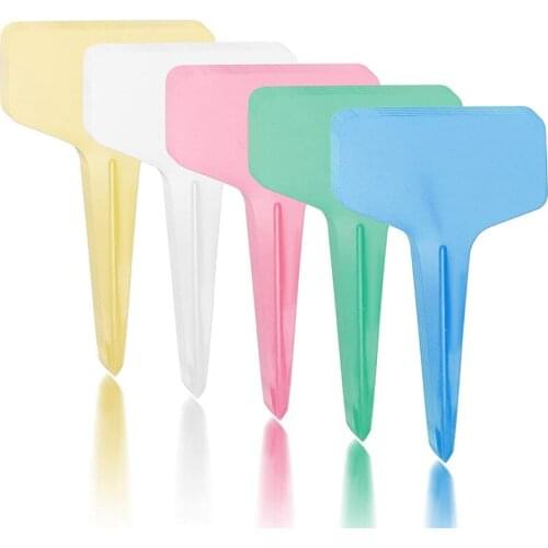 Garden Markers Plant Labels,T-Type Plant Tags Outdoor Garden Sign Reusable Waterproof Plant Marker for Nursery 500 Pcs