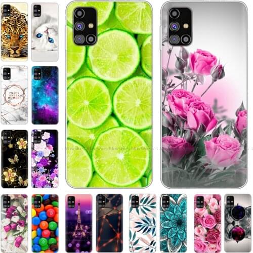 Silicone Case for Samsung Galaxy M31s Case Soft TPU Back Cover for Samsung M31S M31 Phone Cases Cover Coque Bumper Shell Fundas