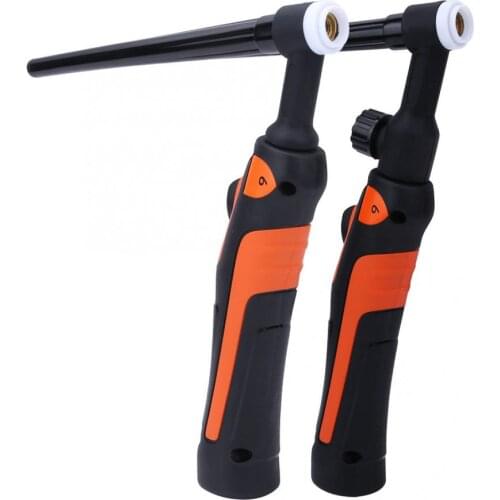 TIG-9/TIG-9V TIG Welding Torch Consumables Set Head Body Copper Collet Ceramic Alumina Nozzle Long Back Cap Electrode Holder Kit