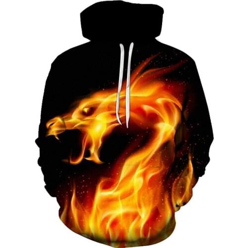 New Fire Flame Pattern Tattoo 3D Over Printed Hoodie Man Women Unisex Outwear Zipper Pullover Sweatshirt Casual