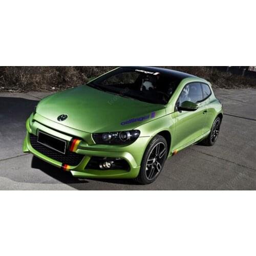 Three-color black red yellow car stickers German flag waist line stickers color strip waterproof CD50 Q04