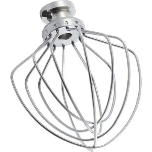 Stainless Steel Wire Whip Mixer Attachment 6-Wire Whisk Replace Kitchen Egg Cream Beater