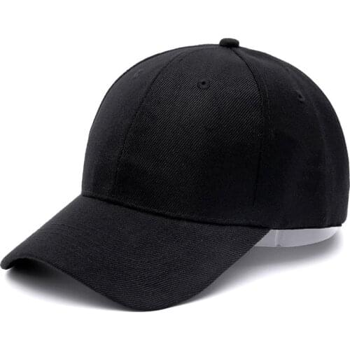 High Quality 8 Colors Unisex Casual Solid Adjustable Baseball Caps Snapback Hats Baseball Cap For Women Men Hip Hop Dad Hat Bone