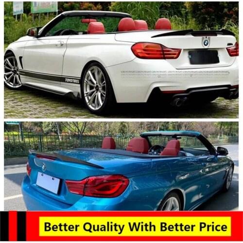 UBYUWANT High Quality Carbon Fiber Exterior Rear Spoiler For BMW F33 4 Series 428i 435i 2 Dr For Coupe 2013-2019 M4 Style