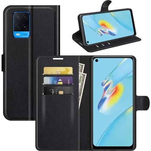 For OPPO A54 4G Case Cover Wallet Leather Flip Leather Phone Case For OPPO A54 4G Stand Cover For OPPO A54 4G