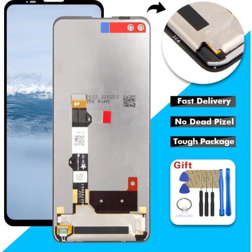 6.7" LCD For Motorola Edge S LCD Display Touch Screen Digitizer Glass Panel Assembly + Tools Adhesive