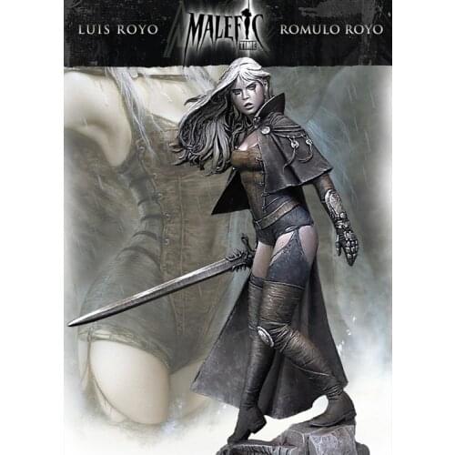 1/28 LUZ, NEW YORK, Resin Model figure GK, Fantasy theme, Unassembled and unpainted kit