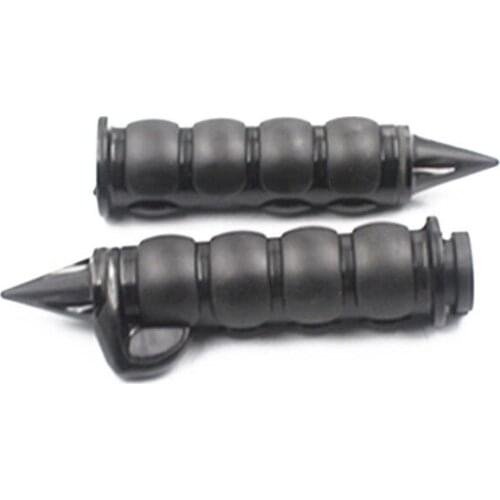 2x Rubber 7/8" 22mm Handlebar HandGrips Scooter Dirt bike For Honda CBR Yamaha Suzuki GSX Kawasaki Dual Sport Street bike