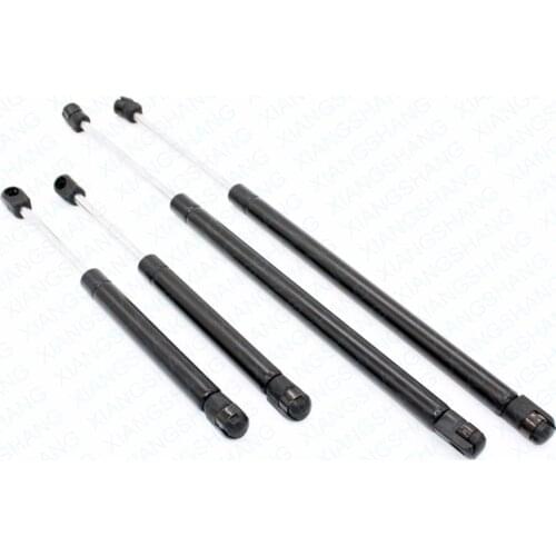 4pcs Auto Rear Trunk & Front Hood Gas Struts Lift Supports Damper Charged Spring For 2002-2003 2004 2005 Audi A4 A4 Quattro