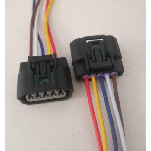 5 Pin/Way Turbocharger Actuator Connector Plug Wire Harness Cable For Honda 6189-6909