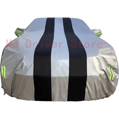 Car Cover Waterproof Rain Proof Windproof Universal Sun Protection Protector Car Sun Shade Cover Accessories for Audi Bmw Jeep