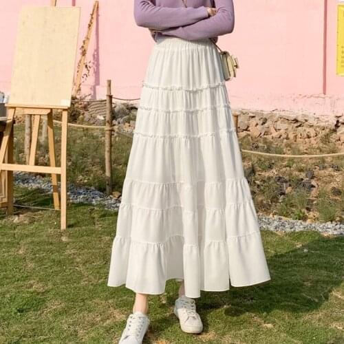 Cheap wholesale 2021 spring summer autumn new fashion casual sexy women Skirt woman female OLmid length skirt Py1600