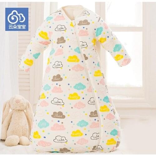 Baby sleeping bag envelop for neonate pure cotton newborn baby infant wrapped cocoon in winter stroller bag well details