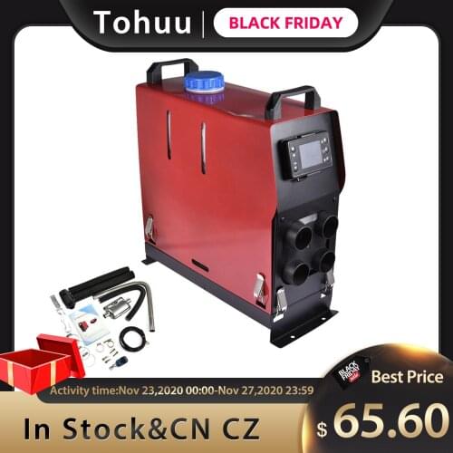 12V 5000W Air Diesel Heater All-in-One Machine Single Hole LCD Monitor Heater Diesel Parking Warmer For Car Truck Bus Boats
