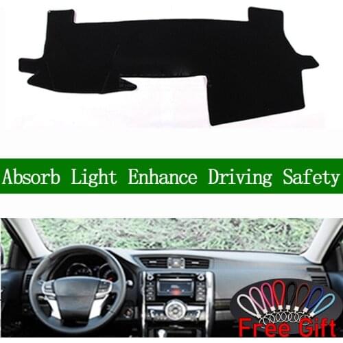 For Toyota mark 2010 2011 2012-2016 Dashboard Cover Sun Shade Non-slip Dash Mat Pad Carpet Car Stickers Interior Accessories