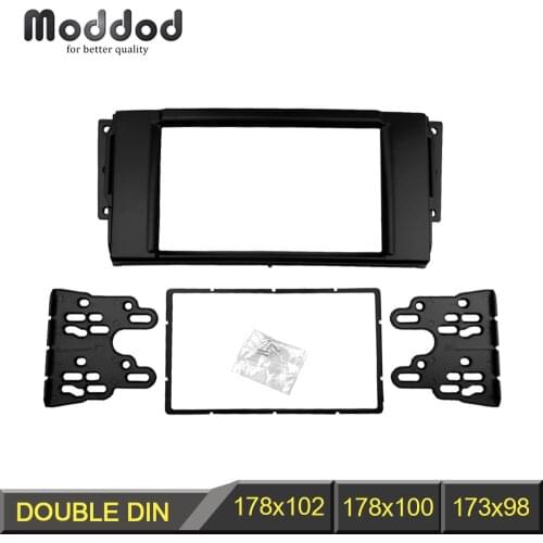 Double Din Fascia for Land Rover Range Stereo Panel Dash Mount DVD Trim Kit Installation Refitting Adaptor Bezel CD GPS Frame