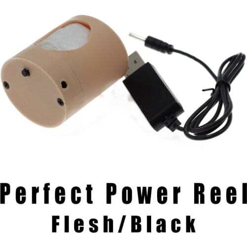 Perfect Power Reel (Flesh/Black Available) Magic Tricks Silk Flying Device Stage Street Magician Props Accessories Gimmick Funny