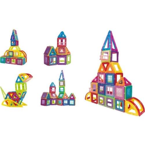 Creative Mini Magnetic Building Blocks for Boys Girls Magnetic Tiles Building Set Preschool Educational Construction Kit Toys