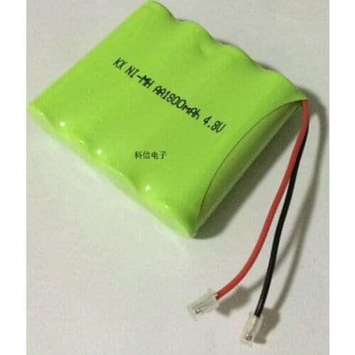 MasterFire 3pack/lot 4.8V 1800mAh 4x AA NI-MH RC Rechargeable Battery NiMH Batteries Pack with Plug for Helicopter Robot Car Toy