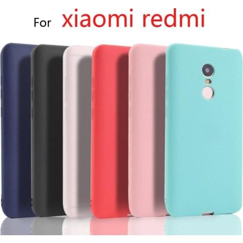 Matte Case for Xiaomi Redmi 3s 4X 4A 5 5A 6 6A 7 7A 8 8A Redmi Note 4 4X 5 5A 6 7 8 8T 9 9S Pro S2 K20 Silicone Soft Cover Cases