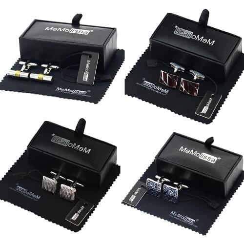 MeMolissa Cufflinks Dark Red Cross Stripes Wedding Cufflinks for mens