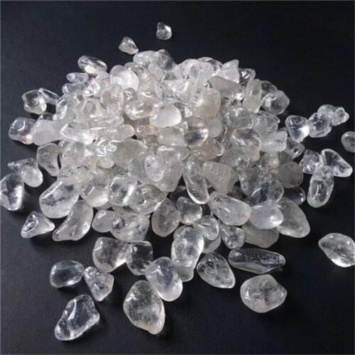 Natural Bulk Gravel Clear Quartz Chips Crystals Spiritual Healing Stones For Decoration 50g