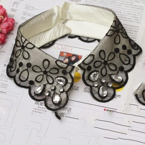 Fashion Women Girls Faux Collar Fake Lapel Shirt Collar Detachable Necklace Removable Choker New