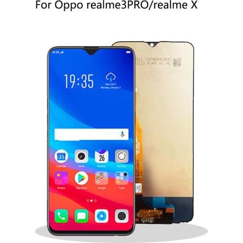 New 6.2" Display Replacement For OPPOrealme3pro/realmeX LCD Display Touch Screen Digitizer Assembly For OPPOrealme3p LCD Screen