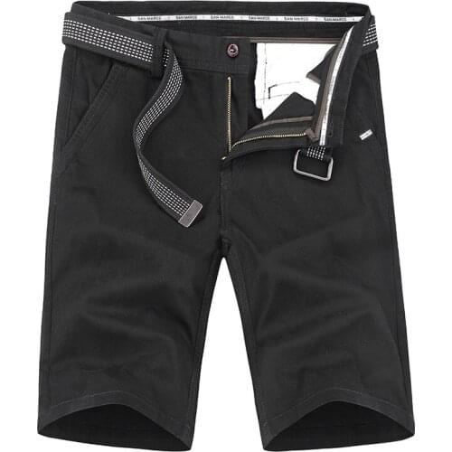 Casual solid shorts for male zomer korte broek mannen zipper fly cotton shorts streetwear short pants men