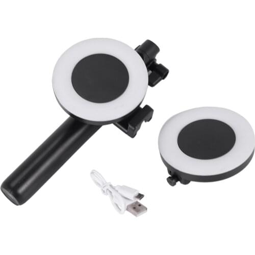 Led Ring Light Photography Ring Light with Foldable Tripod Wireless Bluetooth Selfie Stick for Video Lamp,with 2 Light