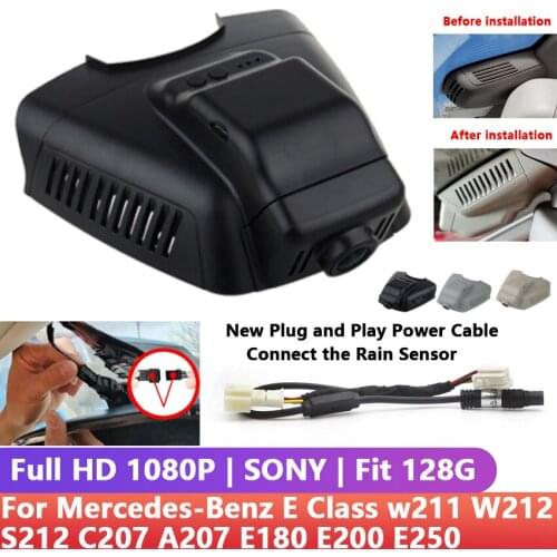 HD 1080P Plug and play Car DVR Video Recorder Dash Cam Camera For Mercedes-Benz E Class w211 W212 S212 C207 A207 E180 E200 E250