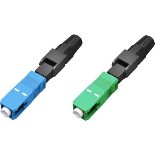 Fiber Optic Fast Connector FTTH SC APC Single Mode Fiber Optic Adapter SC UPC FTTH SC Fiber Connector Field Assembly