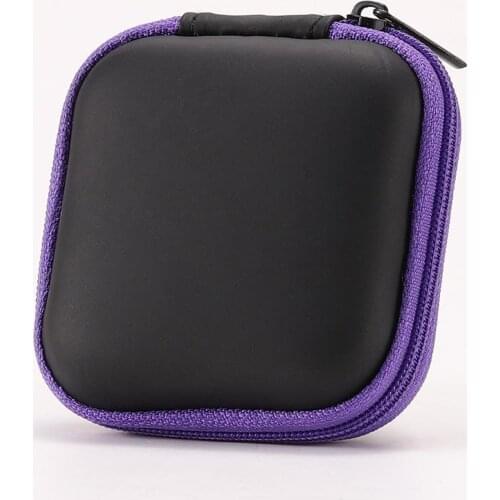 EVA Earphone Protective Bag Built In Mesh To Hold Headphones Suitable for Data Cables MP3/MP4 Earplugs Drop-proof Shock-proof