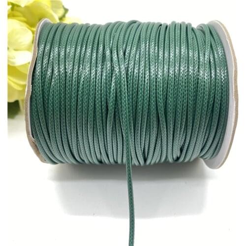 0.8/1.0/1.5/2.0mm Waxed Cotton Cord Waxed Thread Cord String Rope For Jewelry Making DIY Bracelet Necklace Accessories #09