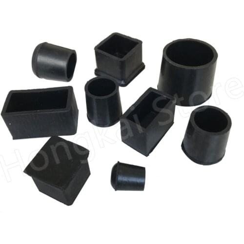 1/2/5/10pcs Round/Rectangular/Square Rubber Cover Thick Non-Slip Foot Pad For Table Legs, Stool Legs, And Various Shelf Legs