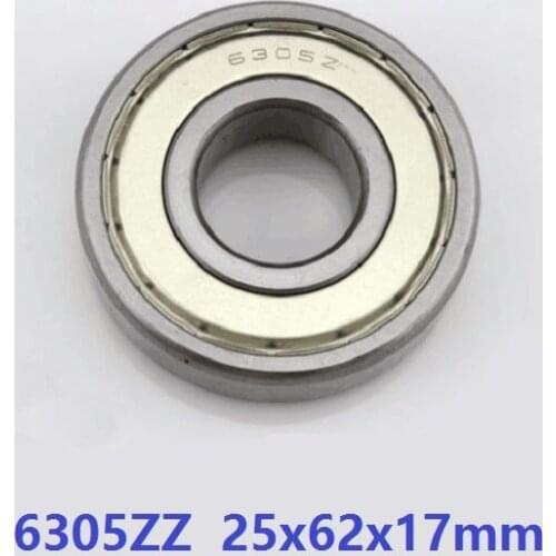 10pcs/lot 6305ZZ 6305-2Z 6305 ZZ Z 25*62*17mm Deep Groove Ball Bearings 25x62x17mm 6305Z
