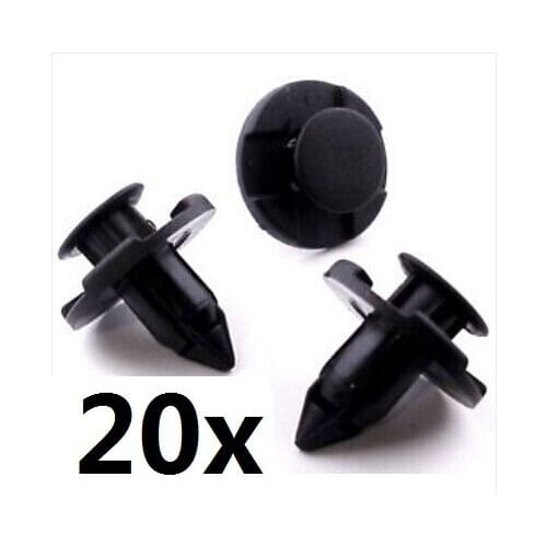 20x For Honda 8mm Trim Clip for Bumpers, For Splashguards, For Liners